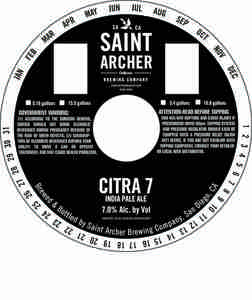 Saint Archer Brewing Company July 2016