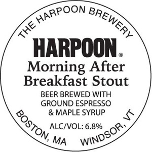 Harpoon Morning After Breakfast July 2016