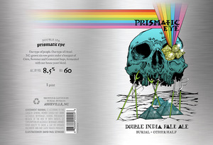 Burial Beer Co. Prismatic Eye Double India Pale Ale July 2016