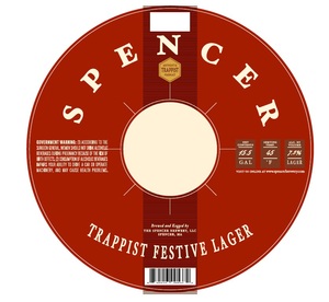 Spencer Trappist Festive Lager July 2016