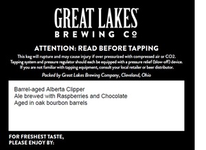 The Great Lakes Brewing Co. Barrel-aged Alberta Clipper July 2016