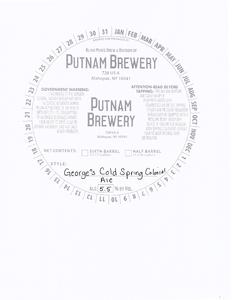 Blind Man's Brew George's Cold Spring Colonial Ale July 2016