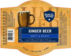 Samuel Adams Ginger Beer July 2016