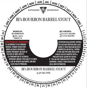 Bj's Bourbon Barrel Stout July 2016