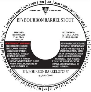 Bj's Bourbon Barrel Stout July 2016