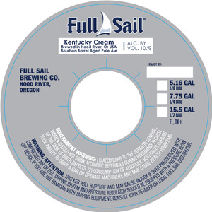 Full Sail Kentucky Cream July 2016