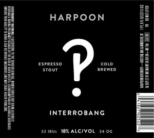 Harpoon Interrobang Espresso July 2016