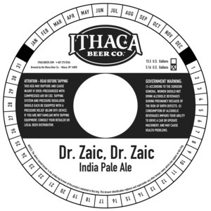 Ithaca Beer Company Dr. Zaic Dr. Zaic July 2016