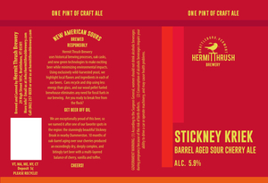 Hermit Thrush Brewery Stickney Kriek July 2016