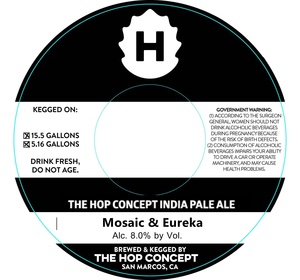 The Hop Concept Mosaic & Eureka July 2016