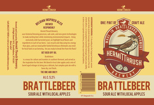 Hermit Thrush Brewery Brattlebeer July 2016