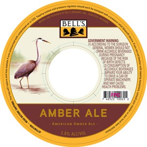 Bell's Amber July 2016