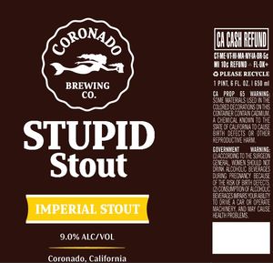 Coronado Brewing Company Stupid Stout