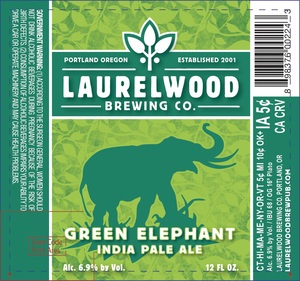 Laurelwood Brewing Co. Green Elephant July 2016