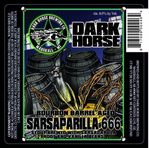 Dark Horse Brewing Company Sarsaparilla 666