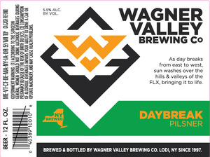 Wagner Valley Brewing Co Daybreak