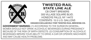 Twisted Rail Brewing State Line Ale
