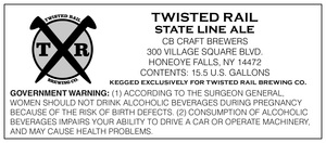 Twisted Rail Brewing State Line Ale