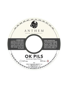 Anthem Brewing Co Ok Pils
