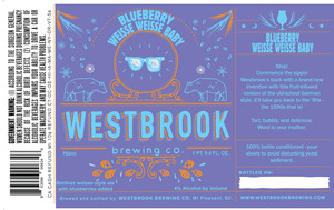 Westbrook Brewing Company Blueberry Weisse Weisse Baby