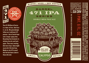 Breckenridge Brewery Barrel 471 IPA Series Double IPA-calypso