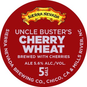 Sierra Nevada Uncle Buster's Cherry Wheat July 2016
