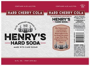 Henry's Hard Soda Hard Cherry Cola