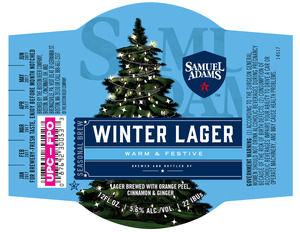 Samuel Adams Winter Lager July 2016