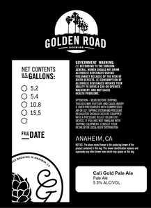 Golden Road Cali Gold Pale Ale