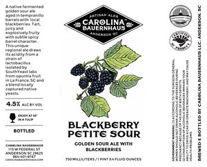 Blackberry Petite Sour Golden Sour Ale With Blackberries