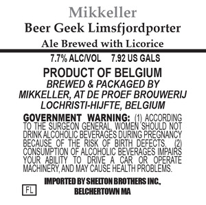 Mikkeller Beer Geek Limfjordsporter July 2016