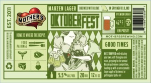 Mother's Brewing Oktoberfest
