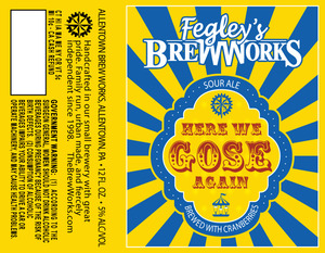 Fegley's Brew Works Here We Gose Again