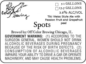 Off Color Brewing Spots