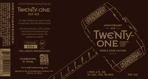 Eel River Brewing Co., Inc. Twenty-one July 2016