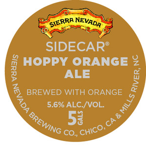 Sierra Nevada Sidecar Hoppy Orange Ale July 2016