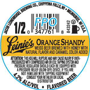 Leinenkugel's Orange Shandy July 2016