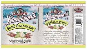 Leinenkugel's Spiced Pear Shandy July 2016