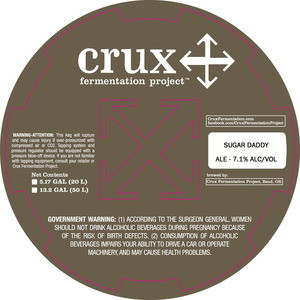 Crux Fermentation Project Sugar Daddy July 2016