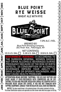 Blue Point Rye Weisse