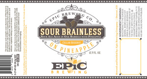 Epic Brewing Company Sour Brainless On Pineapple