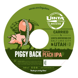 Uinta Brewing Co Piggy Back July 2016