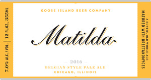 Goose Island Beer Company Matilda July 2016