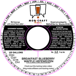 Mobcraft Beer Breakfast Blueberry Waffle Hefeweizen