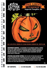 Elysian Brewing Company Great Pumpkin