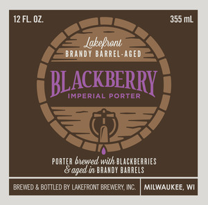 Lakefront Brewery Brandy-barrel Aged Blackberry