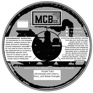 Mcbco Purple Train July 2016