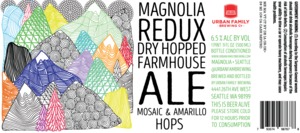 Urban Family Brewing Company Magnolia Redux