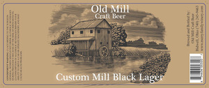 Old Mill Craft Beer Custom Mill Black Lager