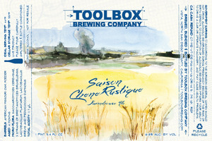 Toolbox Brewing Company Saison Chene Rustique August 2016